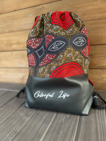 Gymbag mit Stick "Colorful Life"